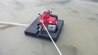 Pompe à eau centrifuge flottante à essence portable 4.5kW/6Hp FTQ3.0/8 6Hp pour la lutte contre l'incendie
