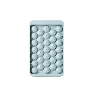 Molde redondo para esferas de hielo, plástico de calidad alimentaria con tapa para uso doméstico, herramienta para hacer bebidas refrescantes de verano - Product Image 5