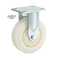 Roue pivotante en PP/PA de 4/5/6/8 pouces à haut niveau d'esthétique, capacité de charge de 400 kg pour chariot de transport robuste