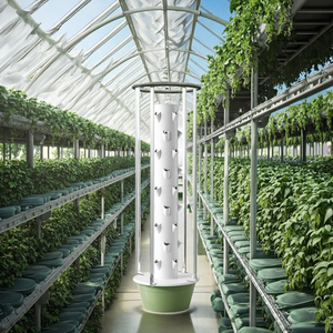 Tour de culture aéroponique verticale à 9 couches | Kit de plantation de légumes et d'herbes d'intérieur Prise d'alimentation UE - Product Image 2