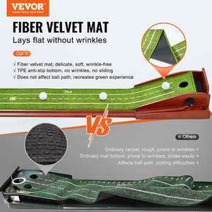 DB Wholesale Indoor Golf Putting Mat Aide à la pratique de l'entraînement pour les golfeurs Tapis de putting vert de haute qualité - Product Image 2