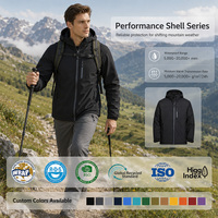 Veste imperméable Softshell pour hommes personnalisée de haute qualité Camping hiver-coupe-vent tactique extérieur coupe-vent imprimer chaud doux