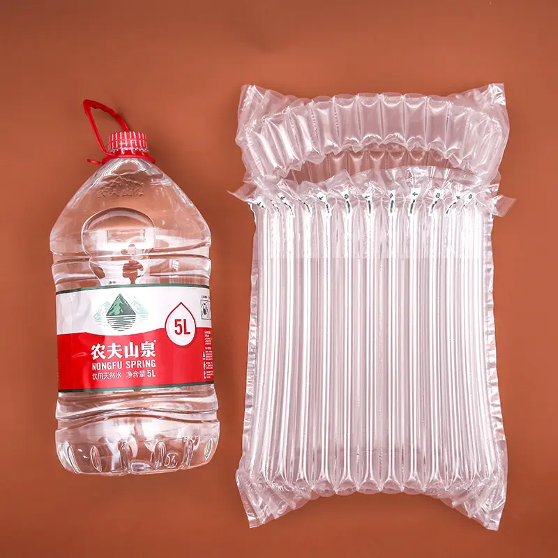 En uygun plastik kova koruma şişme ambalaj çanta Thick kalın kabarcık çanta havalı sütun yastık