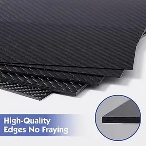 High Quality 3k 100% T300 Carbon Fiber Board Sheet And Terminal Blocks