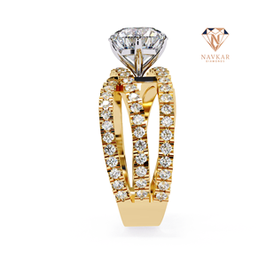 Bague de fiançailles en moissanite la plus vendue pour femmes, en argent sterling 925 massif, bague de promesse de mariage, bijoux fins disponibles à la vente - Product Image 5