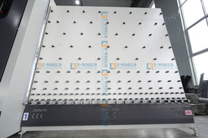 Máquina de Lavado y Secado de Vidrio E-WORLD, Espesor de 3-19 mm, Control PLC de Alta Precisión, Construcción de Acero, Color Blanco, 16KW, 1 Año de Garantía - Product Image 4