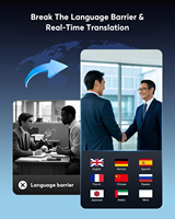 Écouteurs de Traduction Intelligents YYK-Q16 Pro AI Prennent en Charge la Traduction Vidéo et la Conversion Audio-Texte (Traduction Gratuite Permanente)