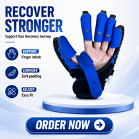 Gants électriques d'exercice robotisé pour les mains Leyidi Mirror, certifiés ISO, pour l'entraînement quotidien des doigts des utilisateurs souffrant d'hémiplégie suite à un AVC