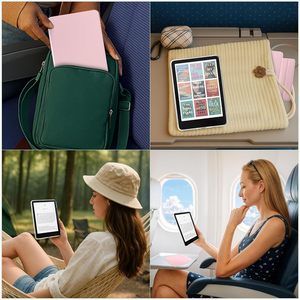 Estilo de <span class=keywords><strong>libro</strong></span> Clear Hard Back Shell Magnetic Desmontable Smart Cover Case para <span class=keywords><strong>Kindle</strong></span> Paperwhite 12th Generation 7 pulgadas - Product Image 4
