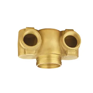 Brass Recessed Straight Body Wall Hydrant Connection Fire Equipment 4" Grooved X2 1/2" X 2 1/2"
