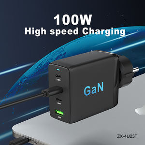 Snelle oplader GaN 100W 120W telefoonoplader 65W type C UK KR EU stekker opladers 140W 150W PD mobiele oplader laptop - Product Image 4