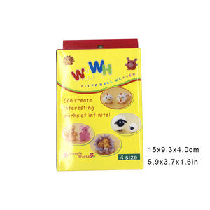 <span class=keywords><strong>Machine</strong></span> <span class=keywords><strong>à</strong></span> pompons en laine 2 pièces, 3,5 cm, 5,5 cm, 7 cm, 9 cm, pour travaux <span class=keywords><strong>d</strong></span>'aiguille, fabrication de poupées, avec plusieurs pelotes de laine colorées - Product Image 6