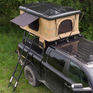 Caja de tienda impermeable OEM personalizada para camión, tienda de techo, carcasa dura, retráctil, plegable, para techo de coche, tienda para 1-2 personas - Product Image 5