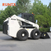 RUNTX - Quitanieves Diésel Chino de 1200 kg, 1.2 Toneladas, 65 kW, con Cabina Cerrada para Minicargadora