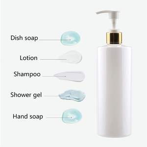 Juego de Envases Cosméticos de Lujo Reciclables de 2oz 4oz 6oz 8oz, Frascos de Crema Corporal de Plástico sin BPA, Botella con Bomba para Champú, Aceite y Acondicionador - Product Image 6