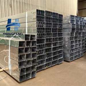 Bac à câbles en acier galvanisé robuste HDG, largeur 200 mm x épaisseur 2 mm, pour la gestion des câbles d'alimentation et de contrôle industriels - Product Image 4