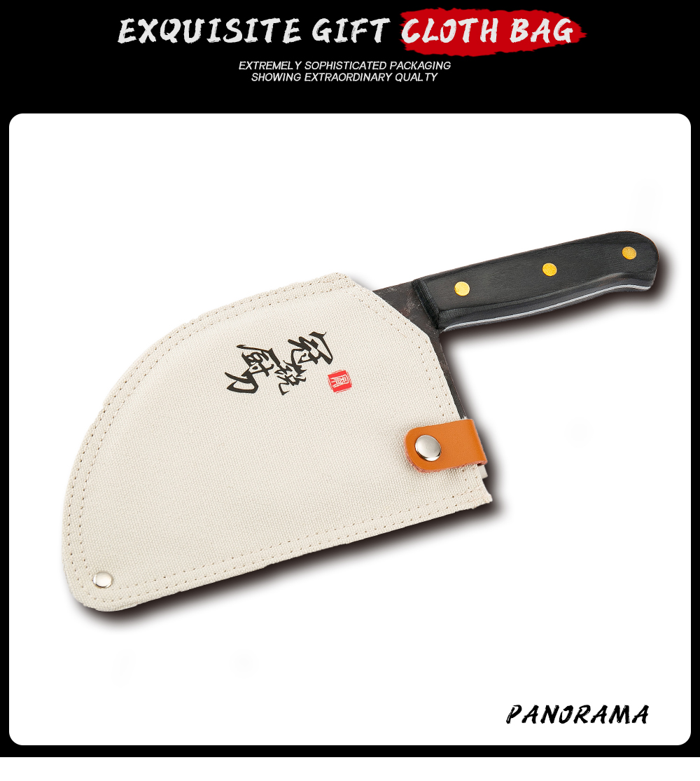 Cuchillo negro + funda