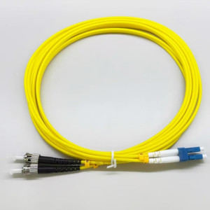 Cable de Fibra Óptica LC UPC a ST UPC, Cable de Conexión Dúplex Monomodo, Cable de Fibra Óptica LSZH - Product Image 2