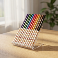 Crayons de couleur hexagonaux en bois de 7 pouces, lot de 12 couleurs, surface enduite de film, personnalisables, papeterie artistique, certifiés ISO EN71 ASTM