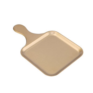 Korean Style Stainless Steel Square <b>Grill</b> Pan With Handle Heat Resistant For BBQ Restaurant Use - Product Image 5