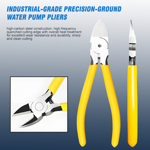 6 Inch Steel Ultra Sharp Precision Side <b>Cutter</b> Clippers with Longer Flush Cutting <b>Edge</b> for DIY Crafting Clean Cuts - Product Image 4