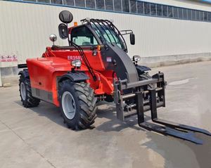 Mini <b>Small</b> Compact Rotating Tyre 4X4 Telehandlers Crane 3 Ton 16m 17m 18m Forklift Telehandler Telescopic Loader Price - Product Image 2