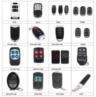Télécommande universelle sans fil pour maison intelligente, 433 MHz, pour rideaux électriques, porte de garage, cloneur, en métal, code d'apprentissage