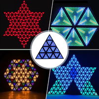 Grace — éclairage Triangle Antique LED 16x30W + 576x0.3W, éclairage de scène rétro spécial RDM