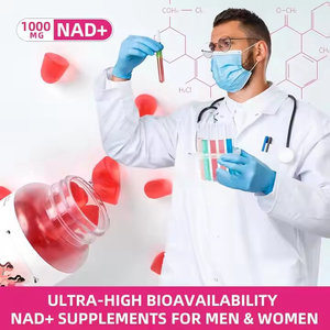 Suplemento de NAD + Gomitas NAD Plus Gomitas Sin azúcar Orgánica Vitamina B3 Niacinamida Aumenta la energía de regeneración de NAD - Product Image 6