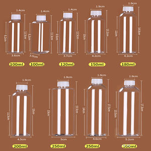 ขวดพลาสติกใสทรงกลม PET ความจุต่างๆ ตามสั่ง พร้อมฝาสีขาว - Product Image 3