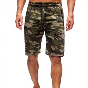 Polyester Flat Front Mid <b>Thigh</b> Men's Shorts Lightweight Breathable Casual Athletic Shorts - Product Image 1