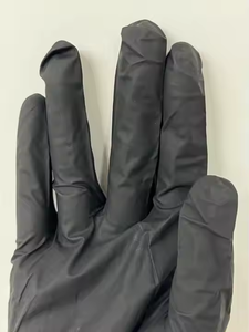 Guantes de Nitrilo de 6 mil Completamente Texturizados para Reparación, Sin Polvo, para Limpieza, Salón de Belleza, Maquillaje, Tatuajes, Guantes Gruesos de Nitrilo para Mecánico en Color Negro - Product Image 5