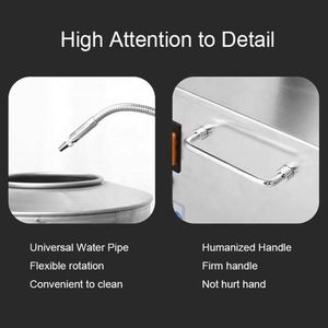 1100W Commercial Electric Stainless Steel Potato Peeler Automatic <b>Vegetable</b> Peeling Machinery for Restaurants and Kitchens - Product Image 5