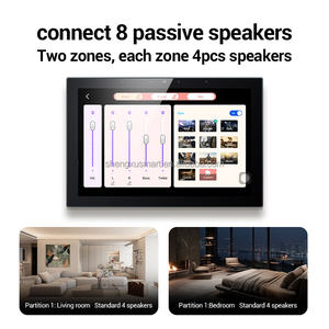 Sistema de Audio para el hogar inteligente BT de 10 pulgadas, Panel amplificador de pared, controlador de música, WIFI, sistemas de cine en casa de pared - Product Image 2