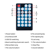 Caméra de recul HD 5,5 pouces, autoradio 2DIN, Mirror Link, amplificateur, aide au stationnement mains libres, carte SD, USB, écran tactile capacitif, garantie 1 an