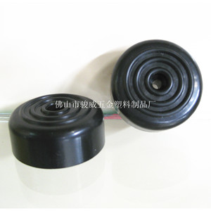 Plastic Sofa Legs 22mm Height 52mm Diameter <b>Black</b> Nail Free Easy Installation Furniture Parts - Product Image 2