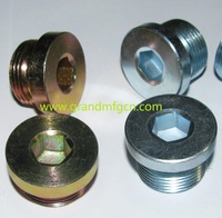 M18 * 1.5 pièces de voiture modifiées bouchon de vidange d'huile magnétique couleur zingué