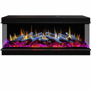 Cheminée électrique 3D <span class=keywords><strong>de</strong></span> 50 pouces avec flamme simulée <span class=keywords><strong>et</strong></span> télécommande pour usage domestique - Vente en gros - Product Image 3