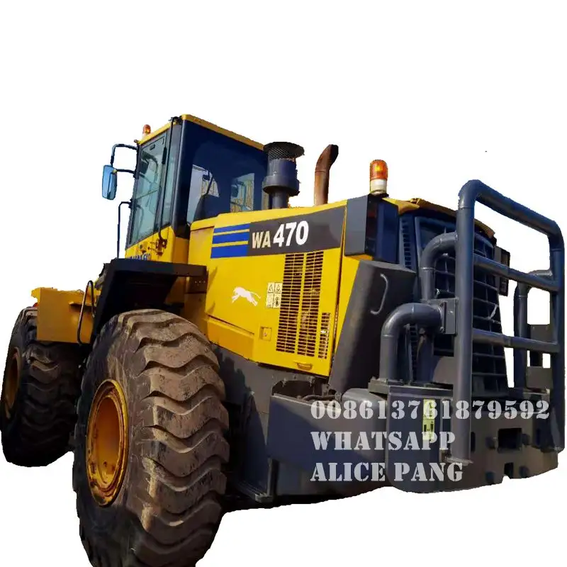 รถตักดินมือสอง Komatsu 470รถตักดิน wa470 wa470-6มือสอง