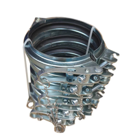 Collier de serrage rapide à levier pour conduits de ventilation, clips de tension pour système de collecte de poussière et de tuyauterie à bride