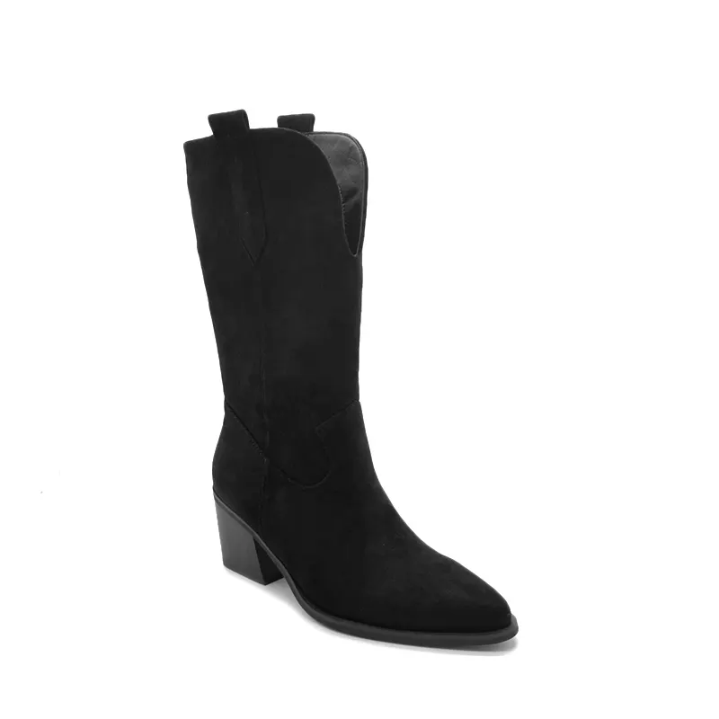 Western Boot Reiß verschluss Custom Designer Knöchel Halbe Knie Frau Damen Schuh Mode Damen Stiefel Schuhe