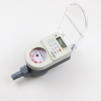 Compteurs d'eau prépayés domestiques STS DN15-40 ISO4064 OEM avec clavier numérique, prise en charge des paiements mobiles (Token, Mpesa, ATM, POS)