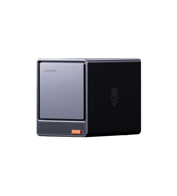 AMD Octa Core R5825U Mini PC Home Cloud Server 4-Bay HDD/SSD Dual Display USB Type-C Dual LAN Media Storage NAS Computer Stock