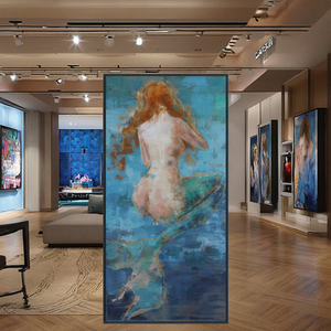 Unique <b>Design</b> Modern Luxury Portrait Oil Painting on Canvas High Quality Art for Villa Hotel Room <b>Wall</b> Decor Ori-cus41 High Qual - Product Image 3