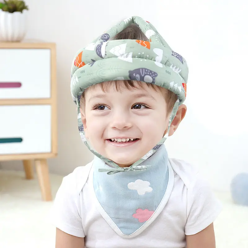 Toddler Baby Head Protection Cartoon Pillow Safety Infant Anti-fall Soft Cotton Children Protective Baby Safe Care Hat