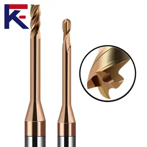 KF Carbide Minor Diameter Deep Groove Milling Cutter With Coating 2 Flutes 4 Flutes Tungsten Steel Tool