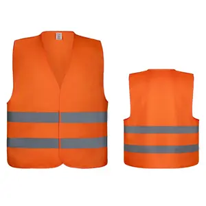 Chaleco de seguridad de alta visibilidad Chaleco de trabajo al aire libre reflectante Antiestático de tamaño estándar para construcción y seguridad - Product Image 5