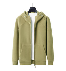 Felpa con Cappuccio e Zip a Collo Semi-Alto di <span class=keywords><strong>Marca</strong></span> Americana, Modello Oversize Unisex per Autunno e Inverno - Product Image 3