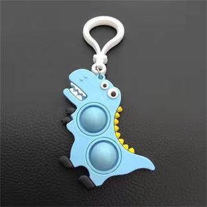 Conçu sur mesure Dinosaure/<span class=keywords><strong>Licorne</strong></span>/Fruits Silicone Sensoriel Fidget Porte-clés Soulagement du Stress Mini Fidget Toy Porte-clés <span class=keywords><strong>Pop</strong></span> <span class=keywords><strong>It</strong></span> Porte-clés - Product Image 2