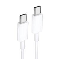 Cable USB C a USB C de Fábrica de 1.8m para Teléfono Android, Cable de Datos de Carga Rápida de 5A